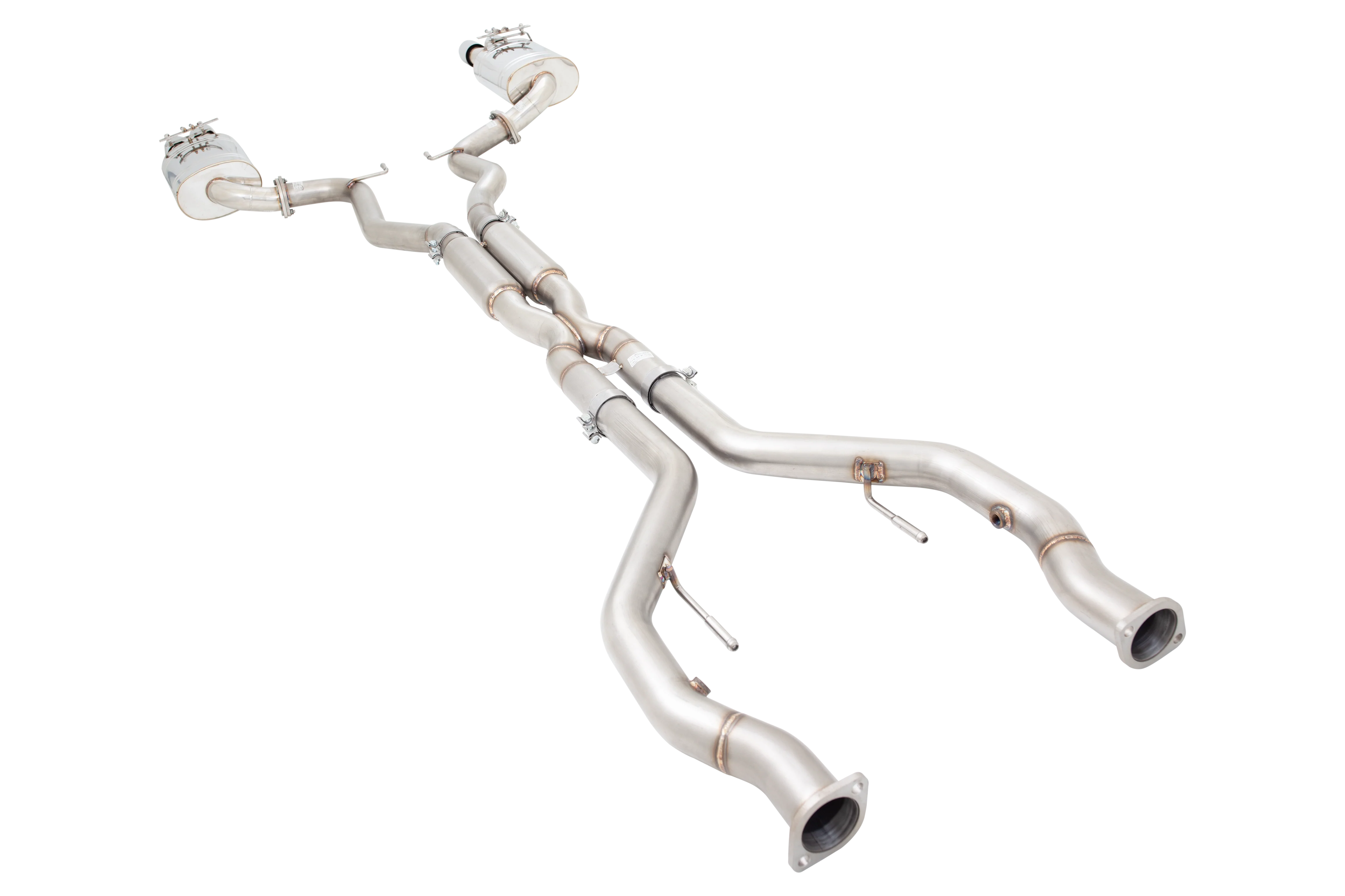XForce | Twin 2.5" Performance Cat Back Exhaust | Holden VE VF Commodore V8 Sedan Wagon 2006–2017 | ES-VF72SED-CBS - Image 3