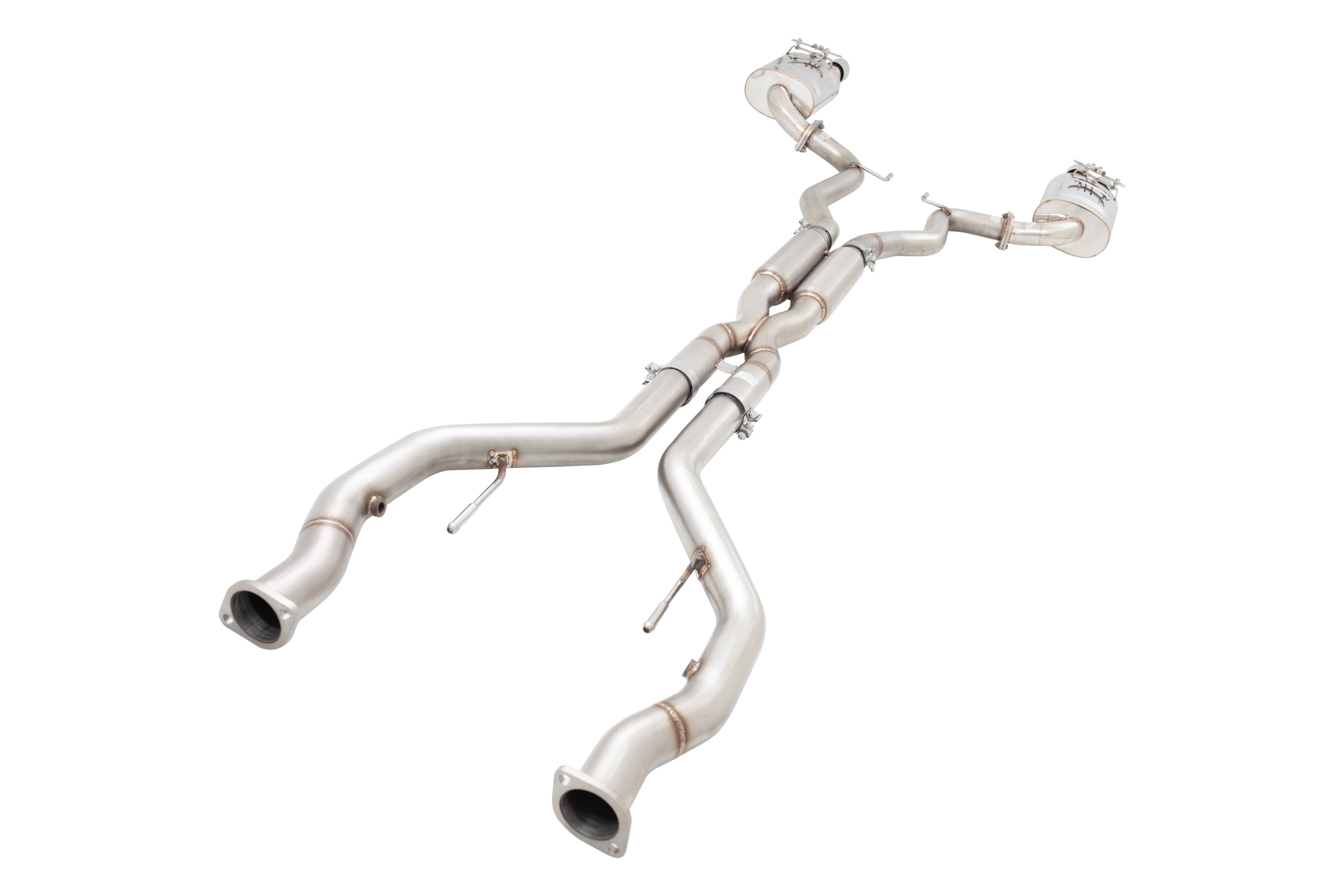 XForce | Twin 2.5" Performance Cat Back Exhaust | Holden VE VF Commodore V8 Sedan Wagon 2006–2017 | ES-VF72SED-CBS - Image 4