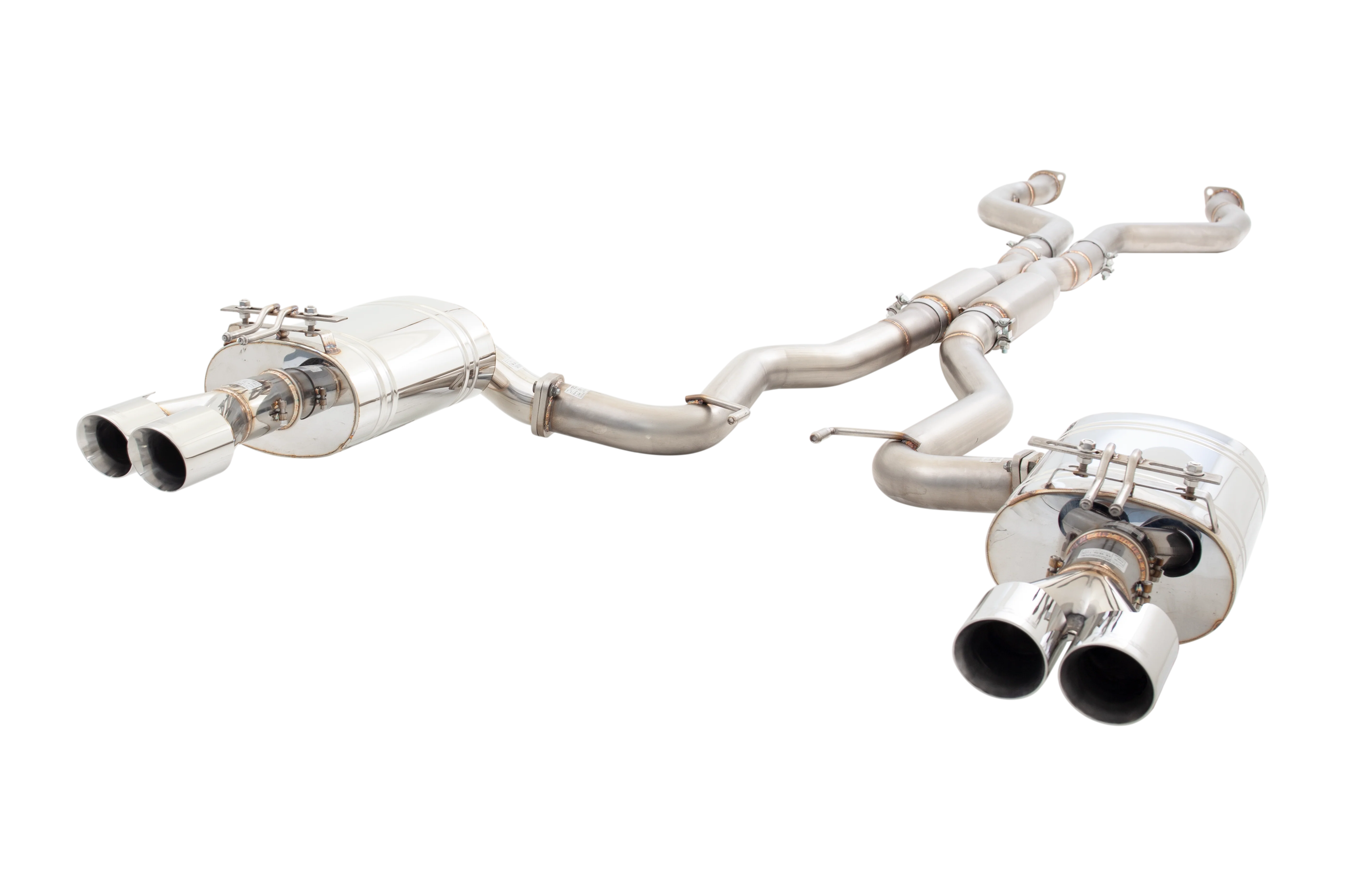 XForce | Twin 3" Cat Back Exhaust | Holden Commodore VE VF V8 Sedan Wagon 2006–2017 | ES-VF73SED-CBS - Image 2