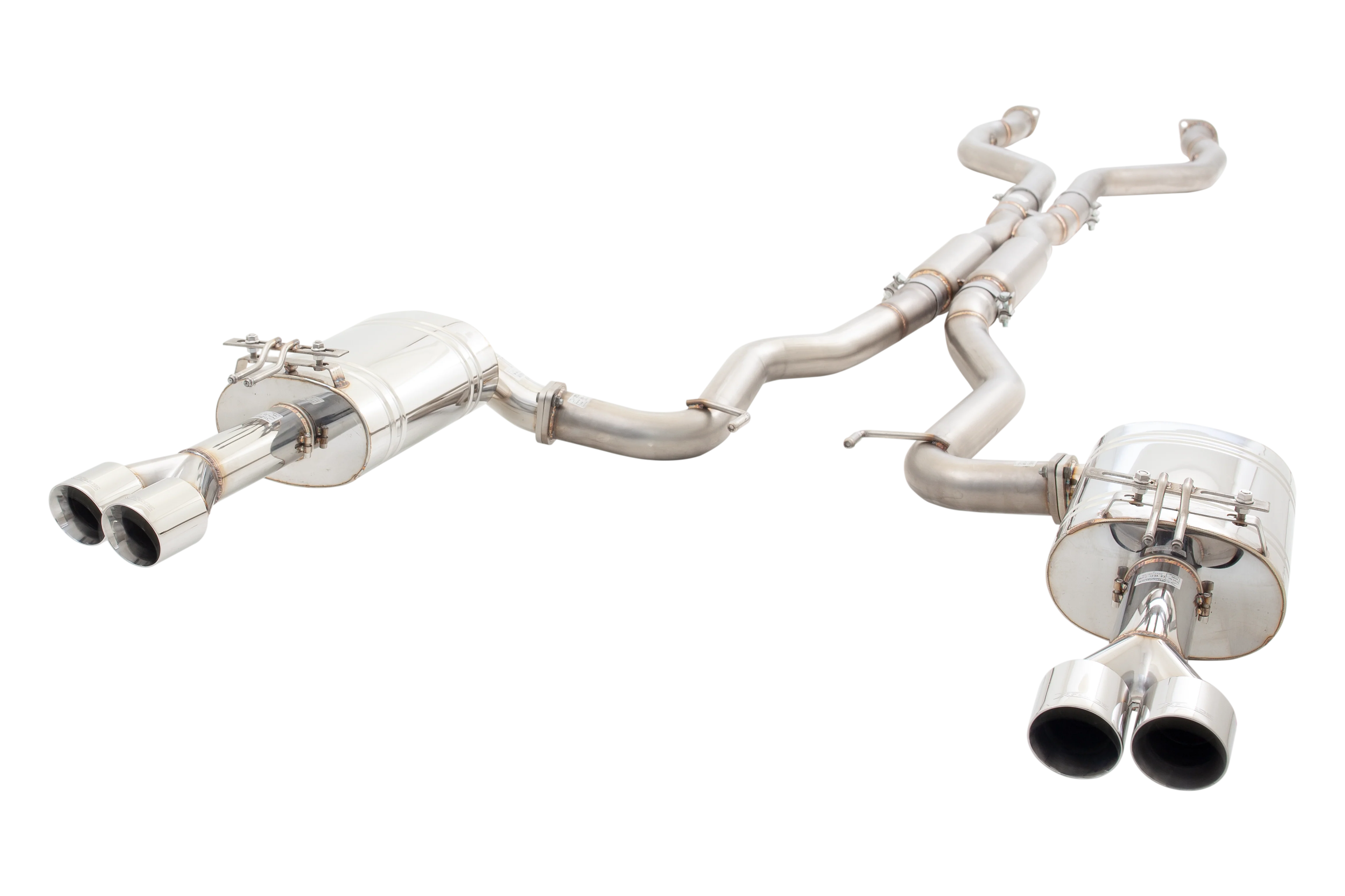 XForce | Twin 2.5" Performance Cat Back Exhaust | Holden VE VF Commodore V8 Ute 2007–2015 | ES-VF72UTE-CBS