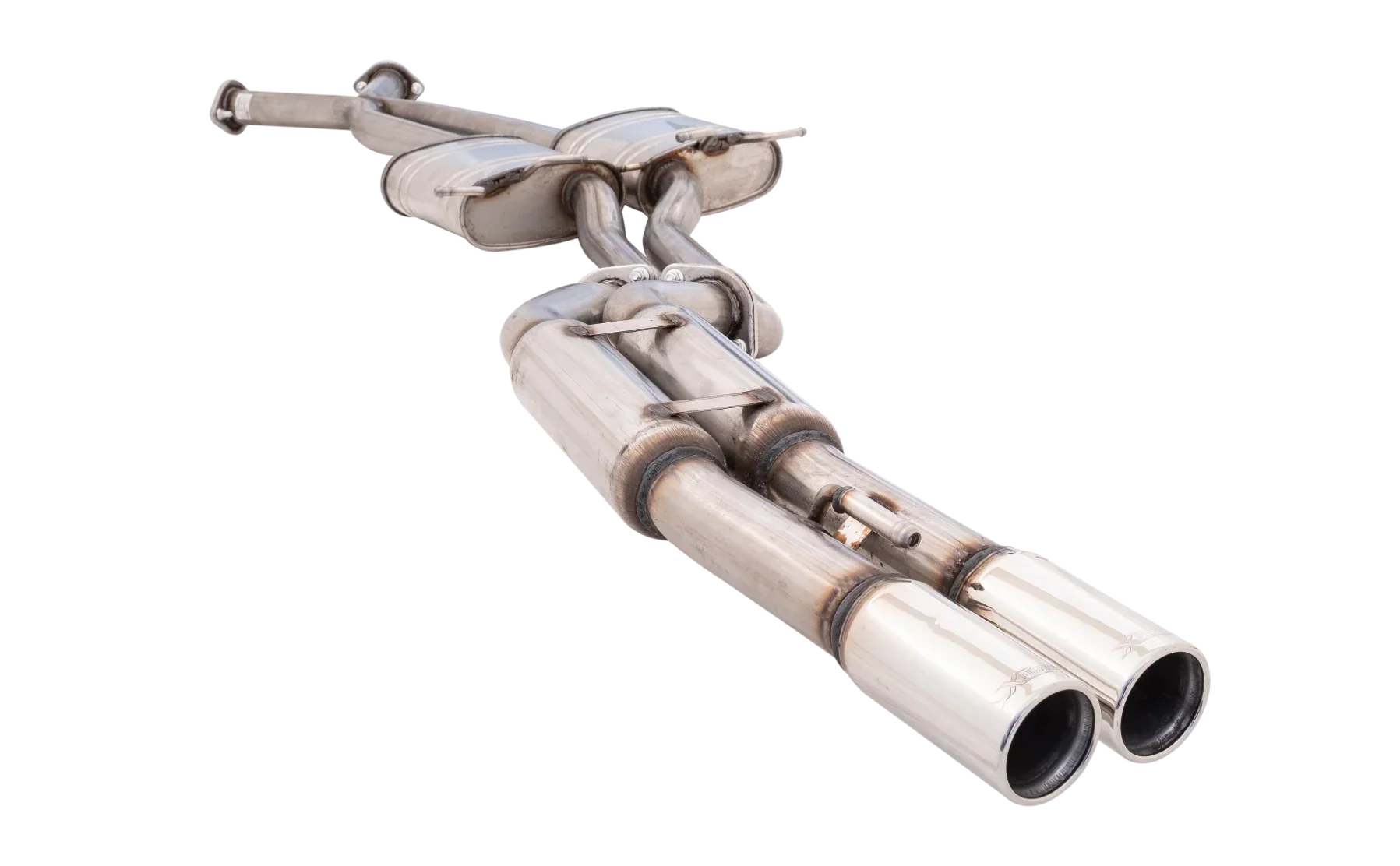 XForce | Twin 2.5" Cat Back Exhaust Hot Dog Rear | Holden Commodore VU-VZ SS V8 Ute 5.7L | E4-HV21-2-CBS
