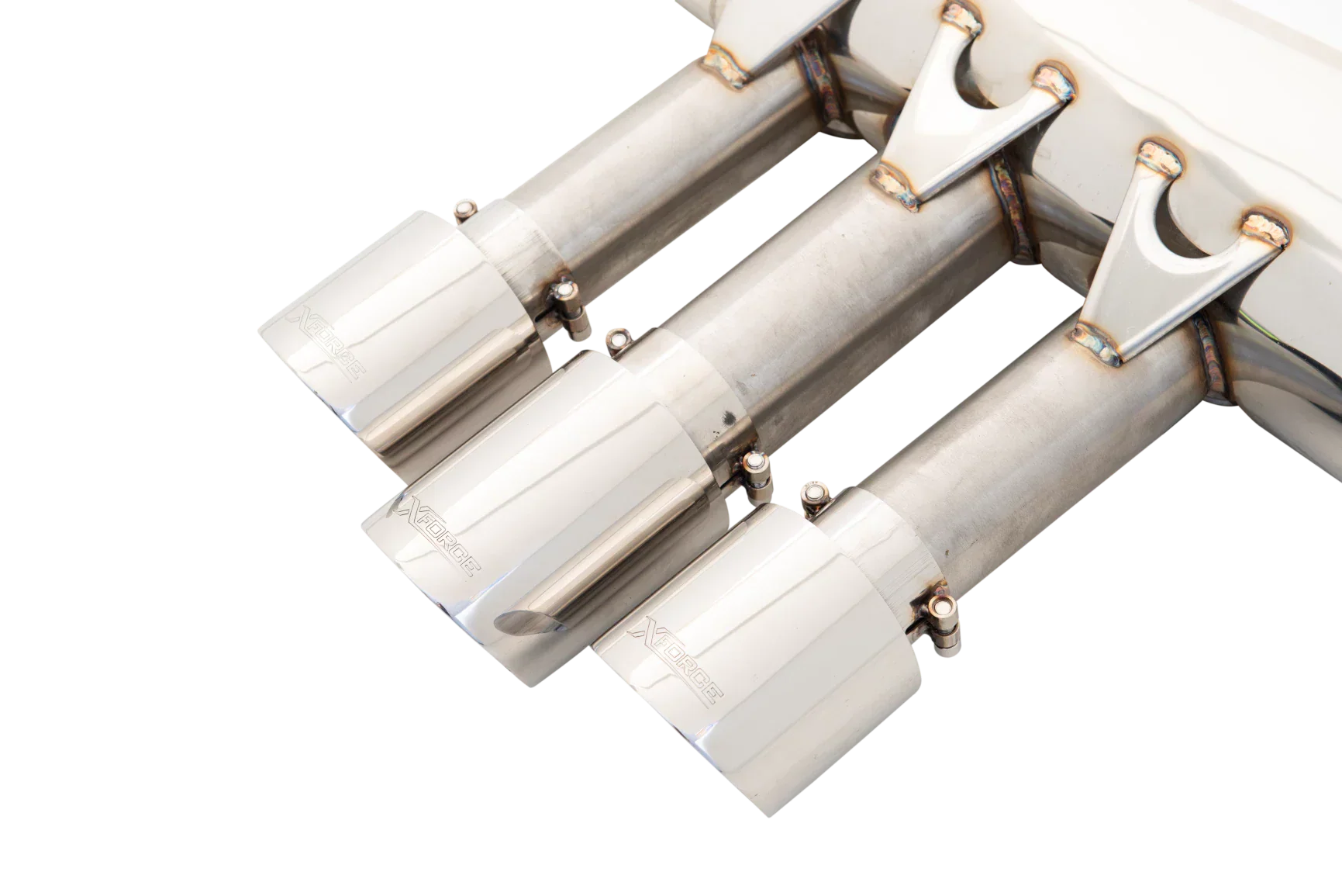 XForce | 3" Varex Valved Cat Back Exhaust | Honda Civic Type R FK8 2017 - 2019 | Triple 4" Tips | ESHCR17VKCS - Image 3