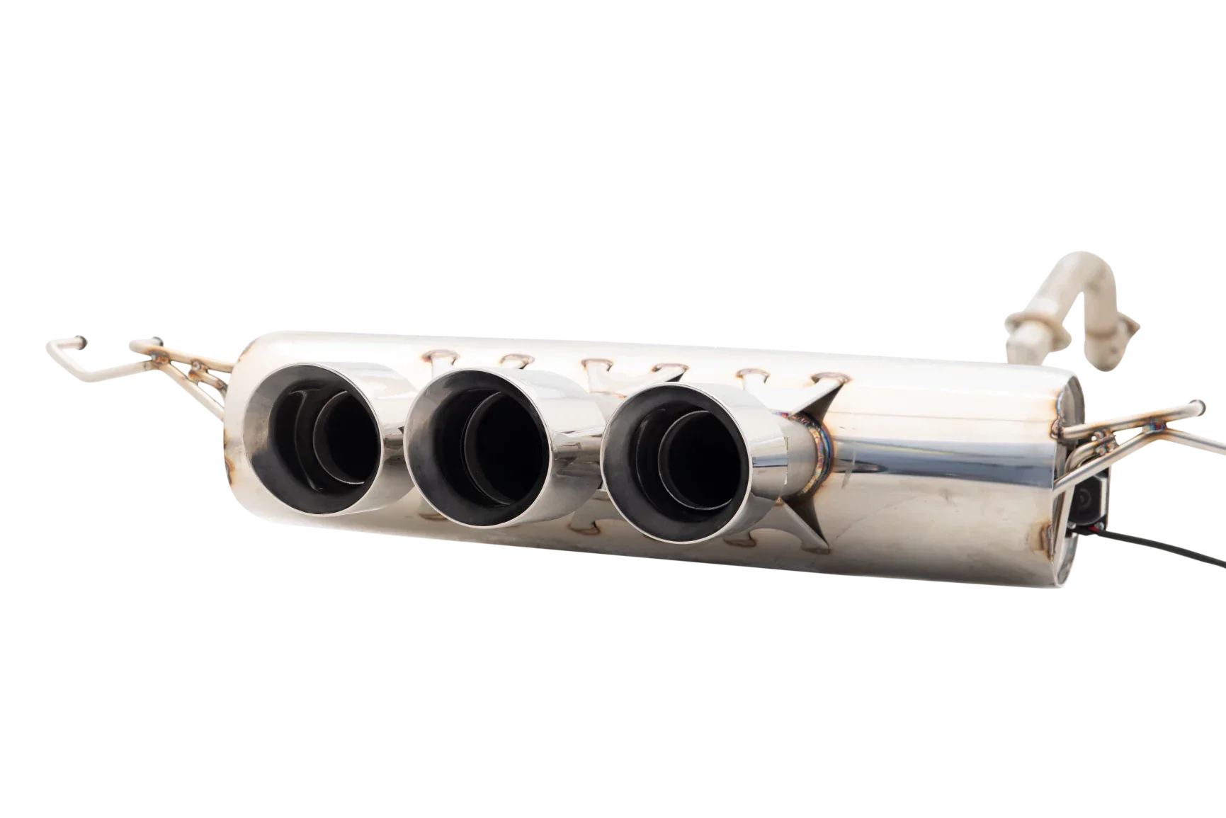 XForce | 3" Varex Valved Cat Back Exhaust | Honda Civic Type R FK8 2017 - 2019 | Triple 4" Tips | ESHCR17VKCS - Image 4