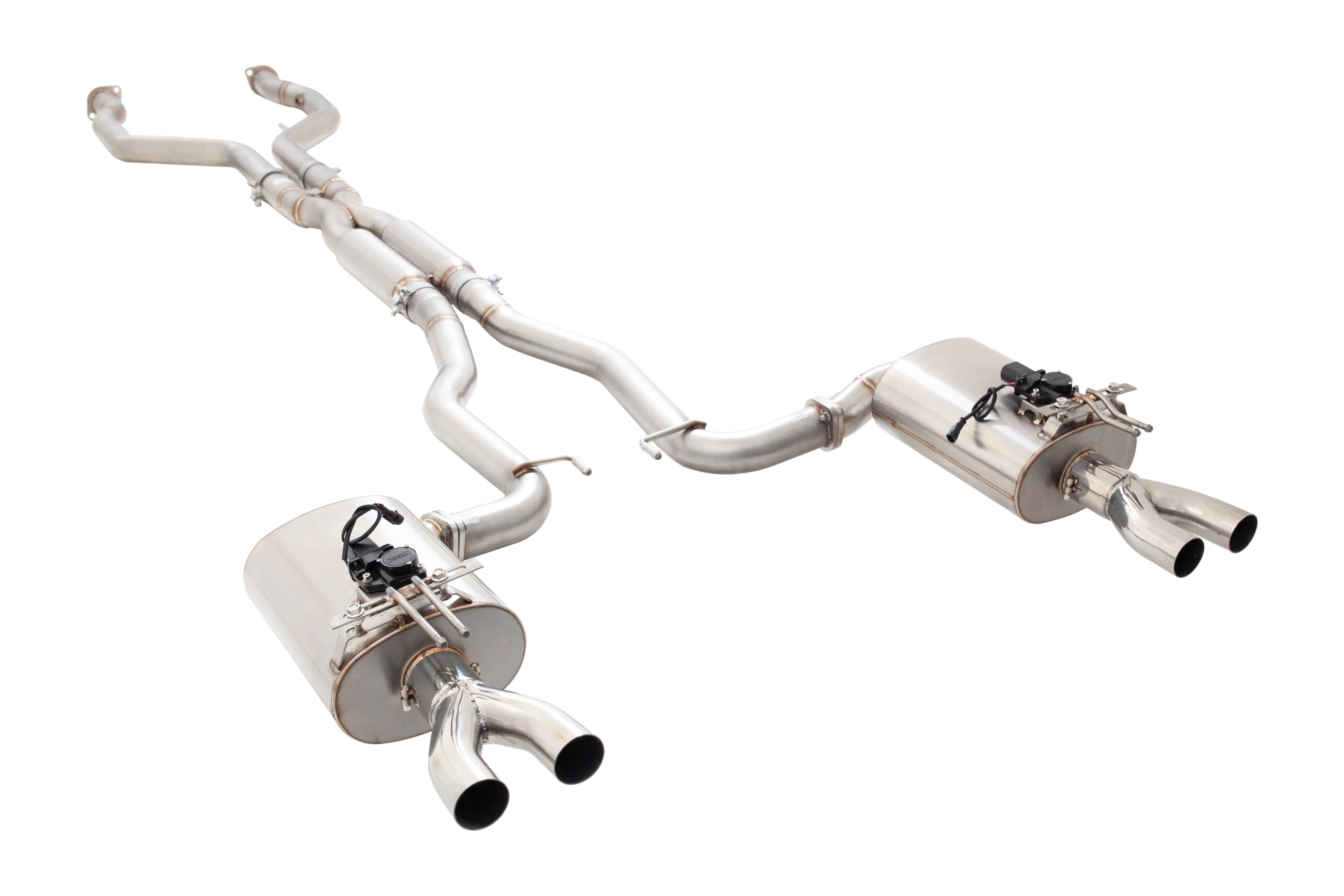 XForce | Twin 3" Varex Valved Cat Back Exhaust | HSV Maloo VF 2013–2017 | ES-VF41VMK-CBS