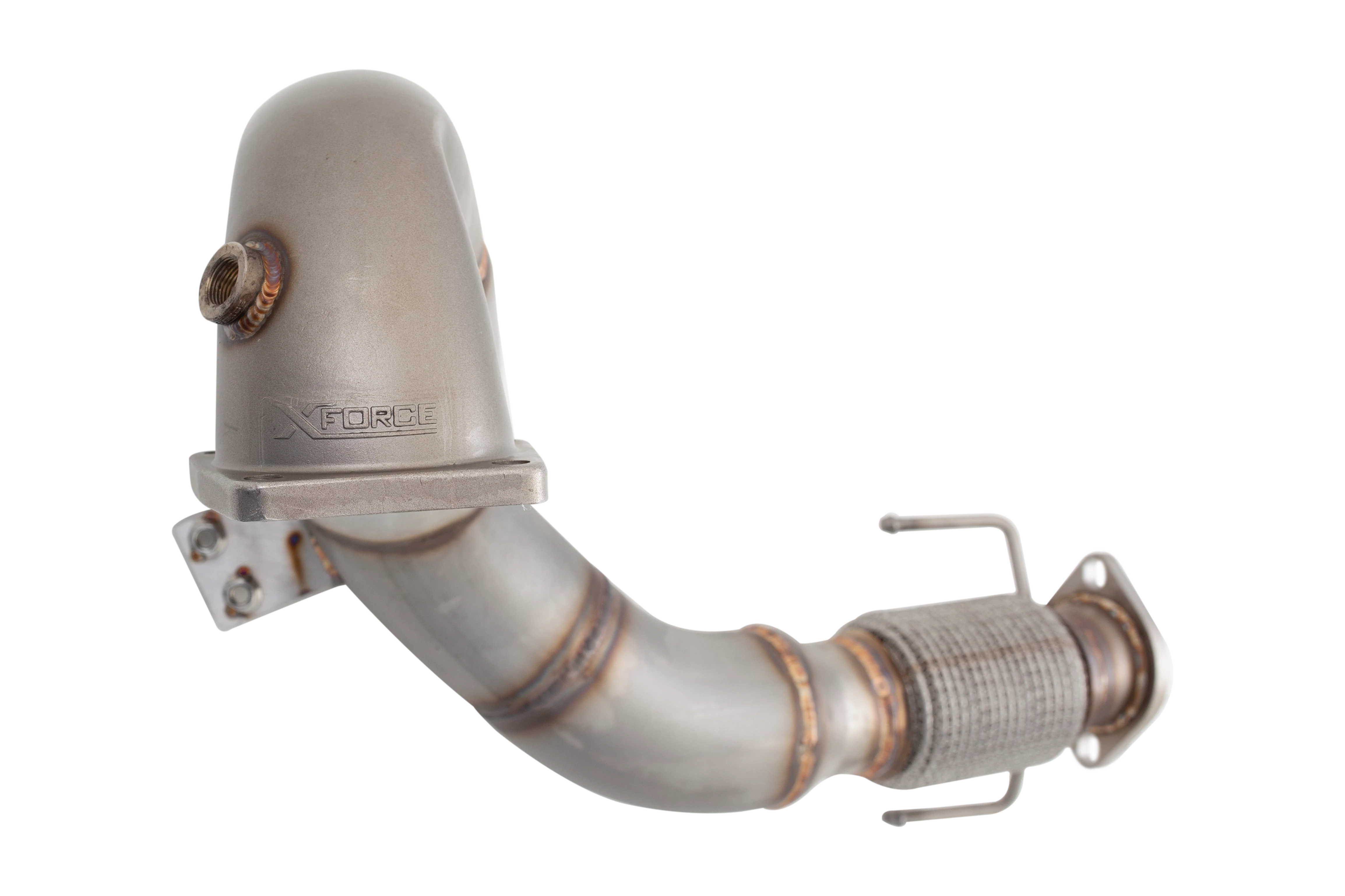 XForce 4" Performance Downpipe & 100 Cell High-Flow Cat for Hyundai i30 N / Kona N 2017-On | E2-HY30N-KITB - Image 2