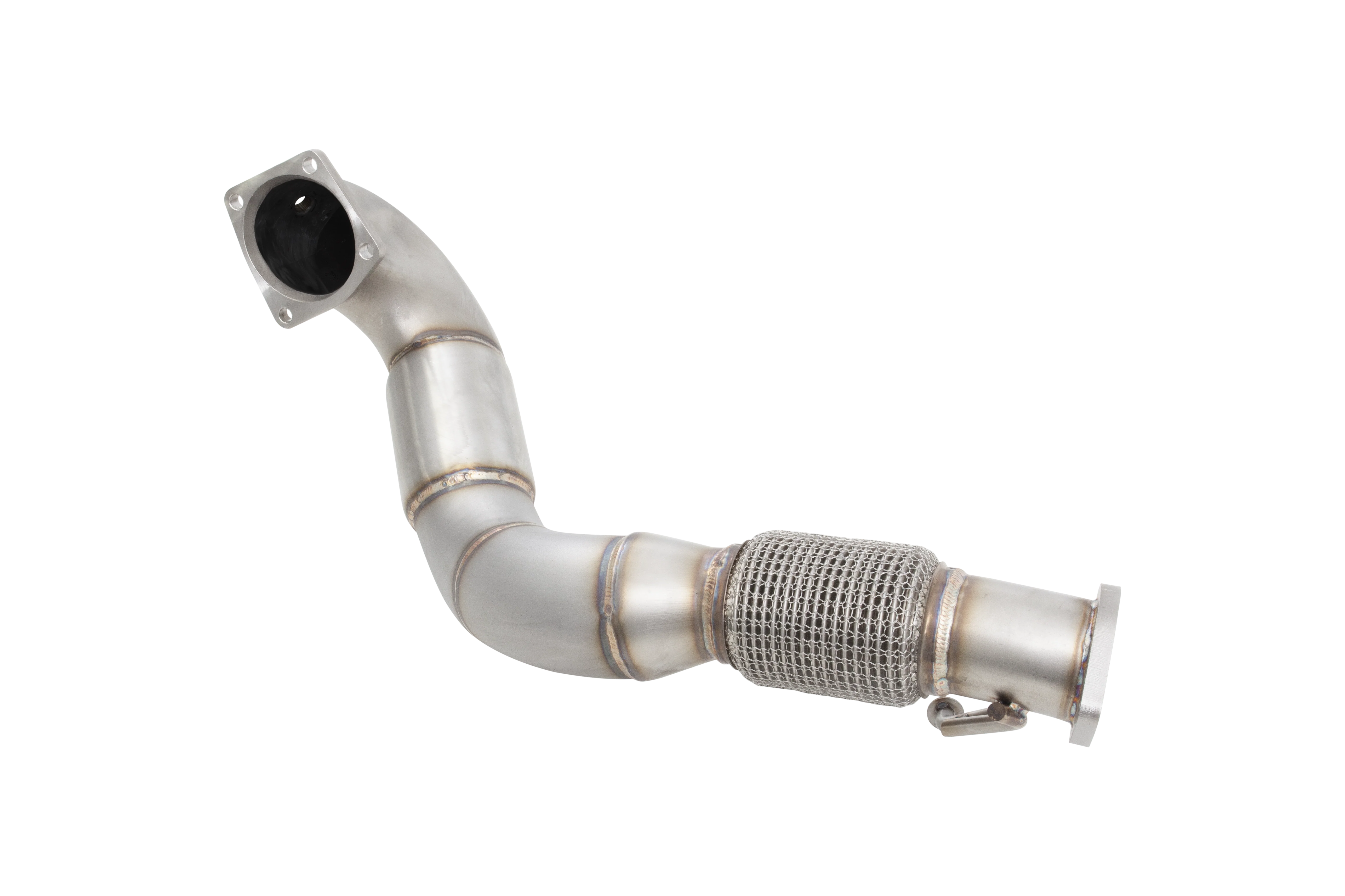 Xforce | 4" to 3" Stainless Downpipe with High-Flow Cat | Hyundai i30 N Sedan CN7 2021–2026 | ESHY34KITB
