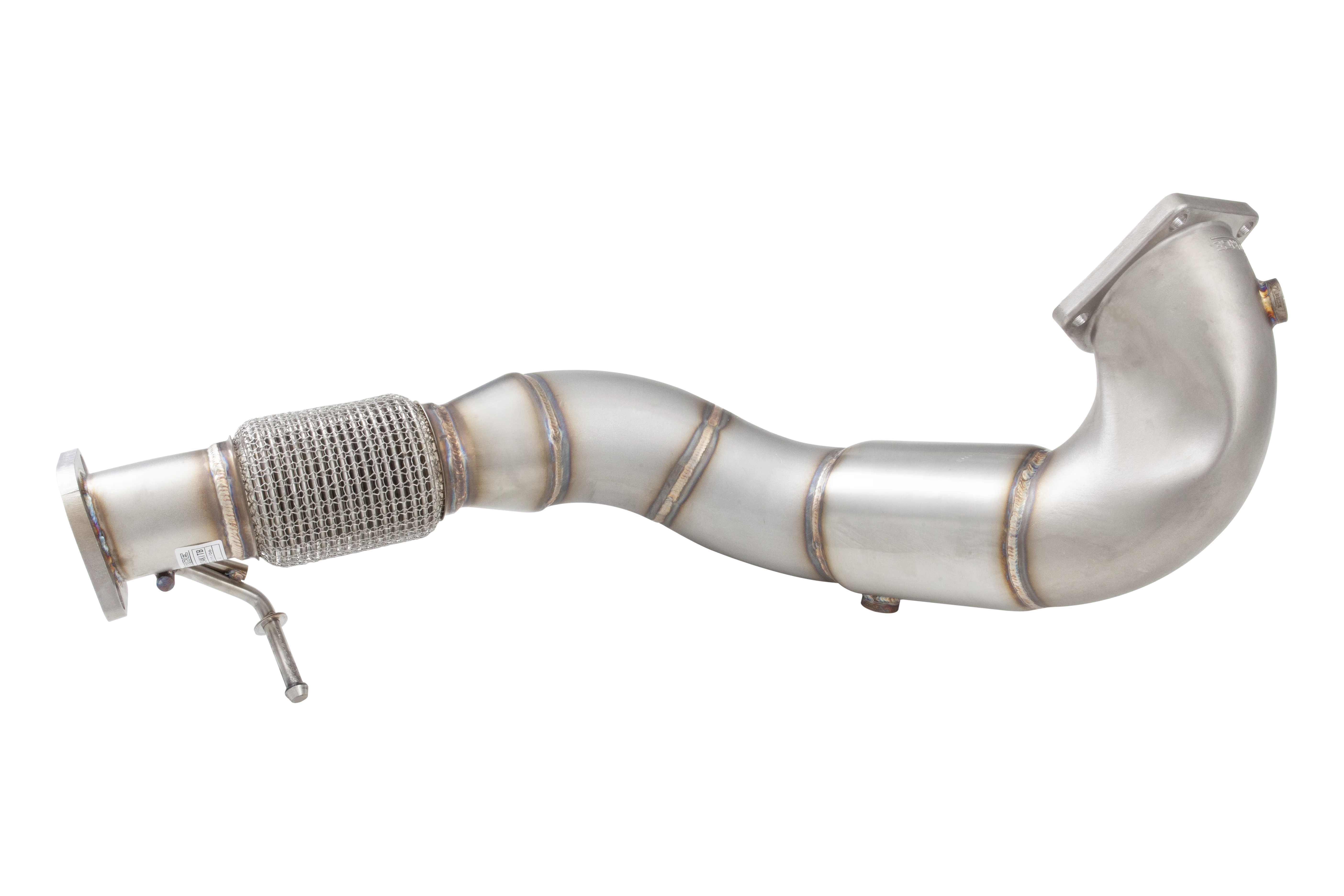 Xforce | 4" to 3" Stainless Downpipe with High-Flow Cat | Hyundai i30 N Sedan CN7 2021–2026 | ESHY34KITB - Image 4