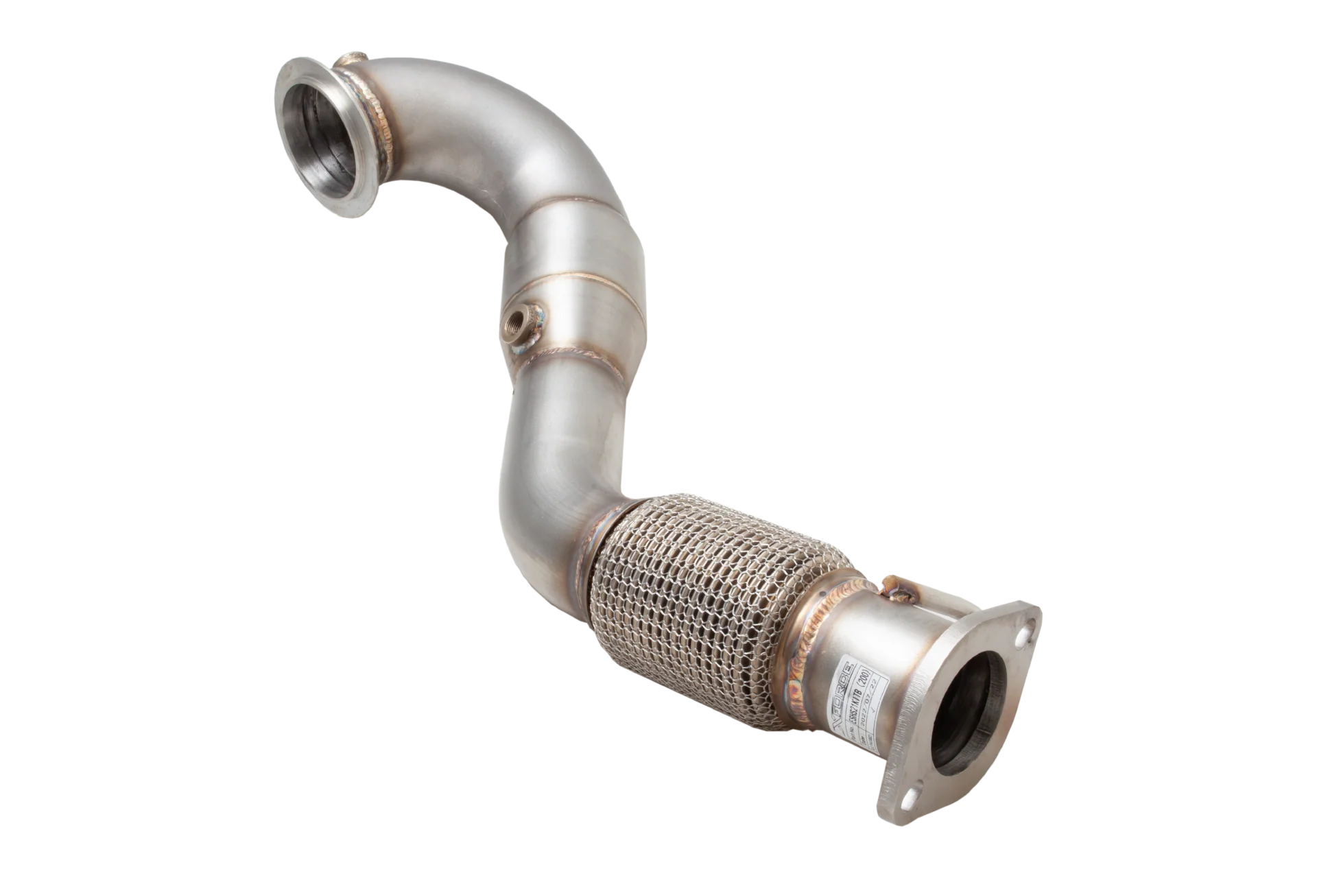 XForce | 4" to 3" Downpipe & High-Flow Cat | Hyundai Sonata N Line 2020–On | ESHS21KITB - Image 2