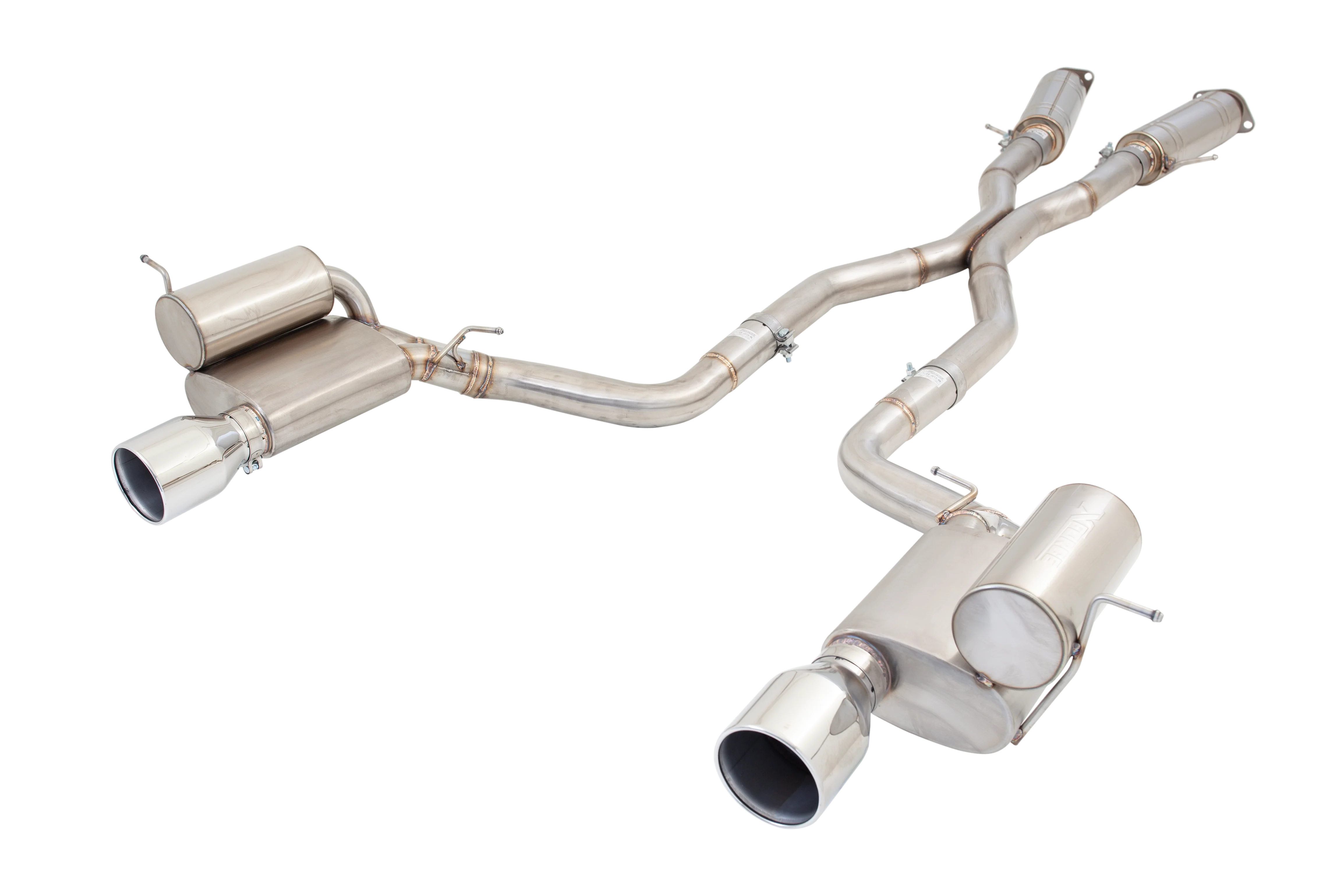 XForce | Twin 3" Cat Back Performance Exhaust | Jeep Grand Cherokee SRT8 6.4L 2011–2021 | ESJC13CS