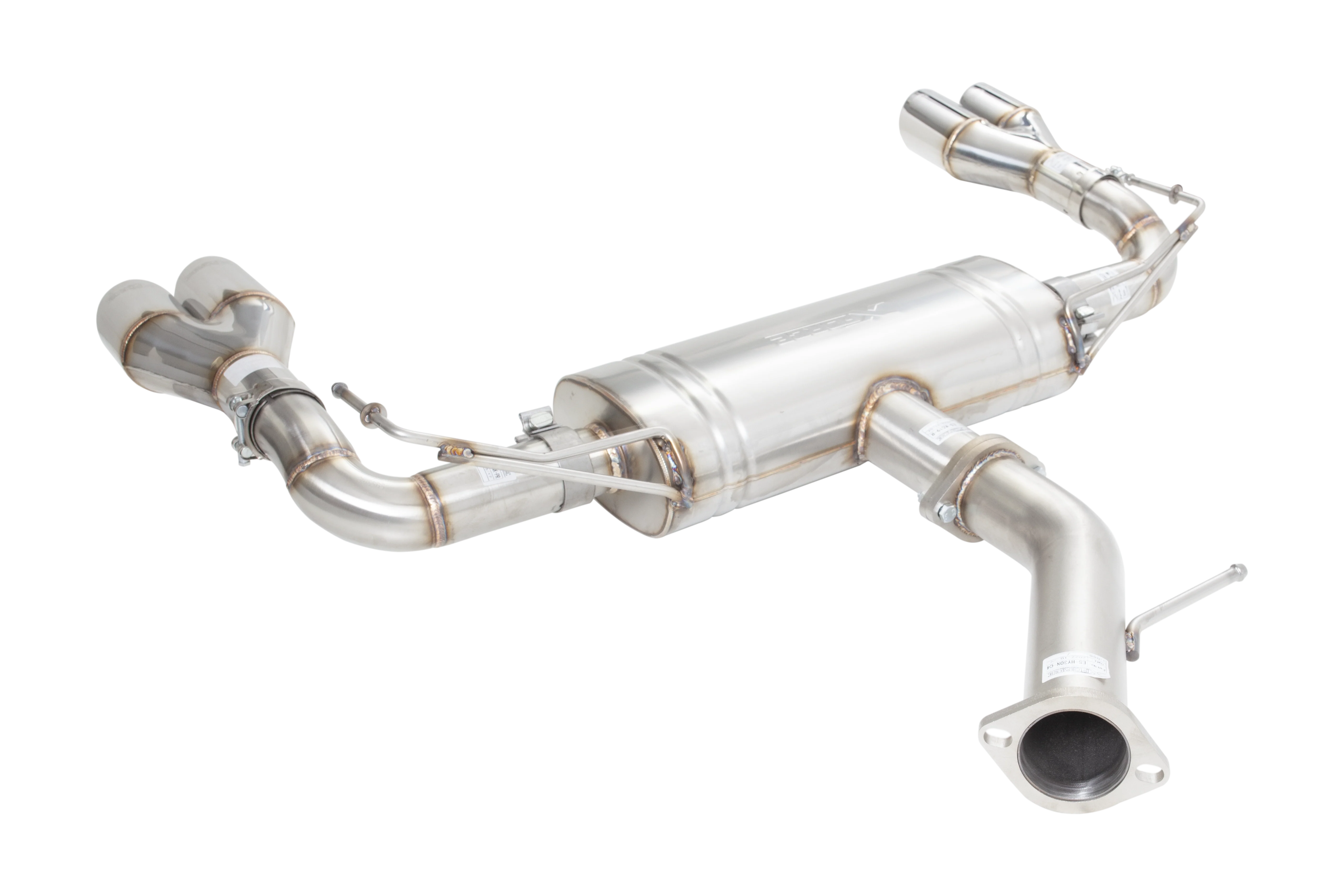 Xforce | 3" Stainless Steel Axle Back Exhaust | KIA Cerato GT 1.6L Turbo 2019–2024 | ESKC19AS - Image 3