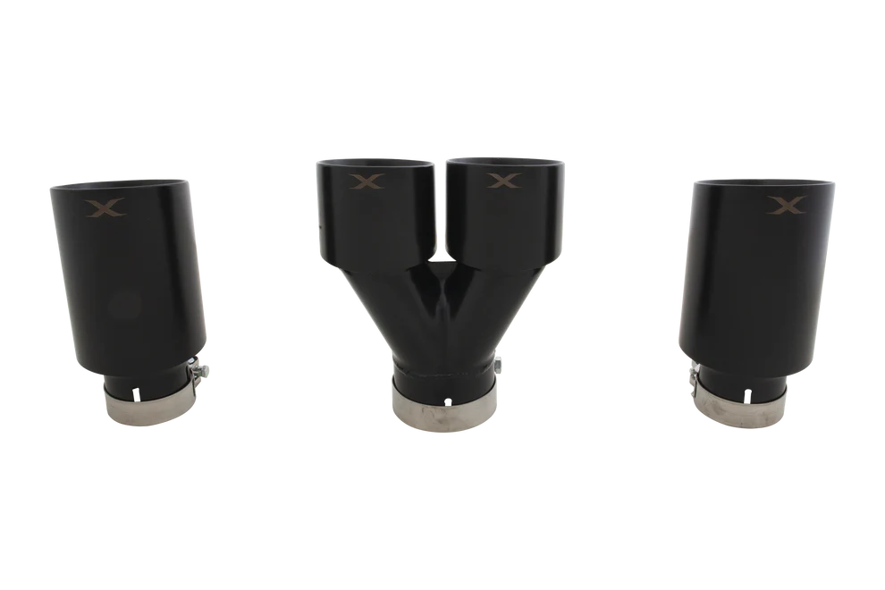 XForce | Matte Black Exhaust Tip Set | Toyota Corolla GR 2023–2026 | ESTCGTIPSBK - Image 3