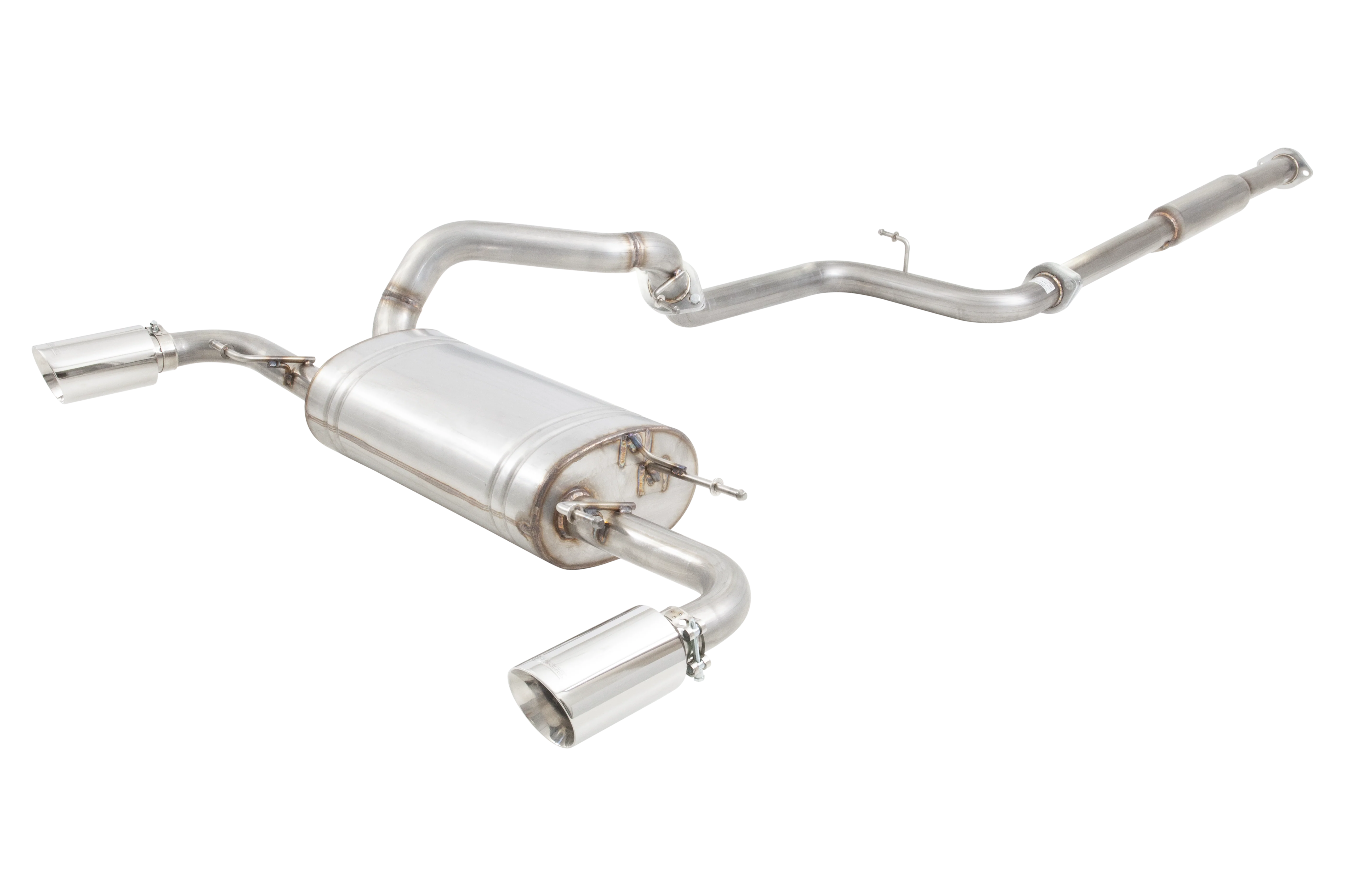 XForce | 2.5" 409 Stainless Cat-Back Exhaust | Mazda 3 SP25 BL Hatch 2009-2014 | E4-MZ3-25-CBS - Image 3
