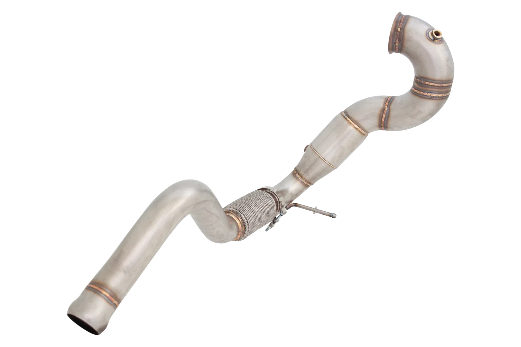 Xforce | 4" Downpipe & High Flow Cat Kit | Mercedes Benz A45 AMG W176 2013–2018 | ESA45KITB - Image 2