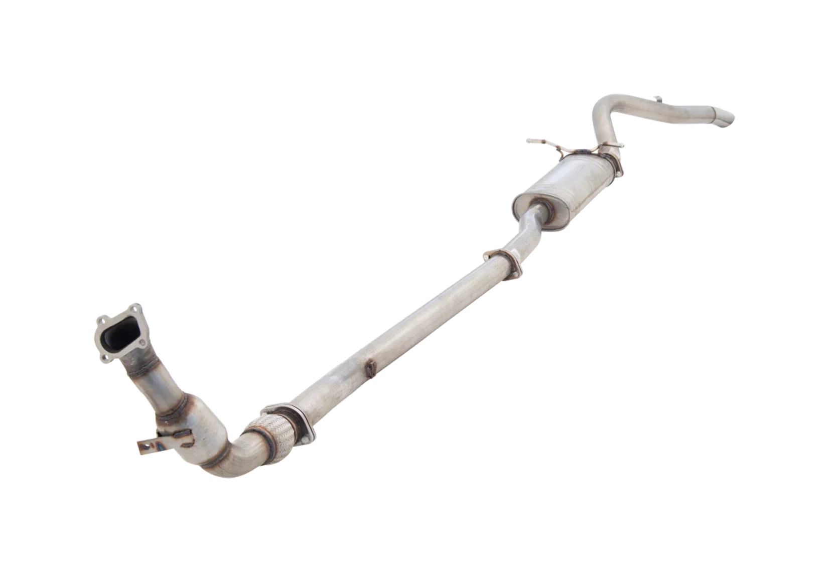 Xforce | 3" Stainless Steel Turbo Back Exhaust & Cat | Nissan Navara D22 2.5L 2008–2015 | E4-ND22-25WC-TBS