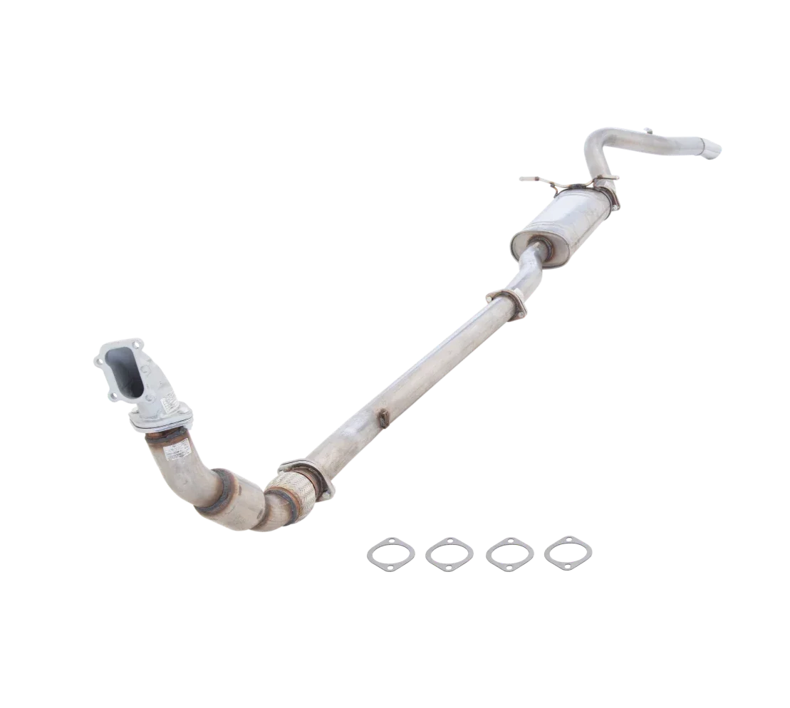 XForce - NISSAN NAVARA D22 3.0L TURBO DIESEL (1997-2009), 3″ Stainless Steel Turbo Back System with Metallic Cat Converter - Image 2