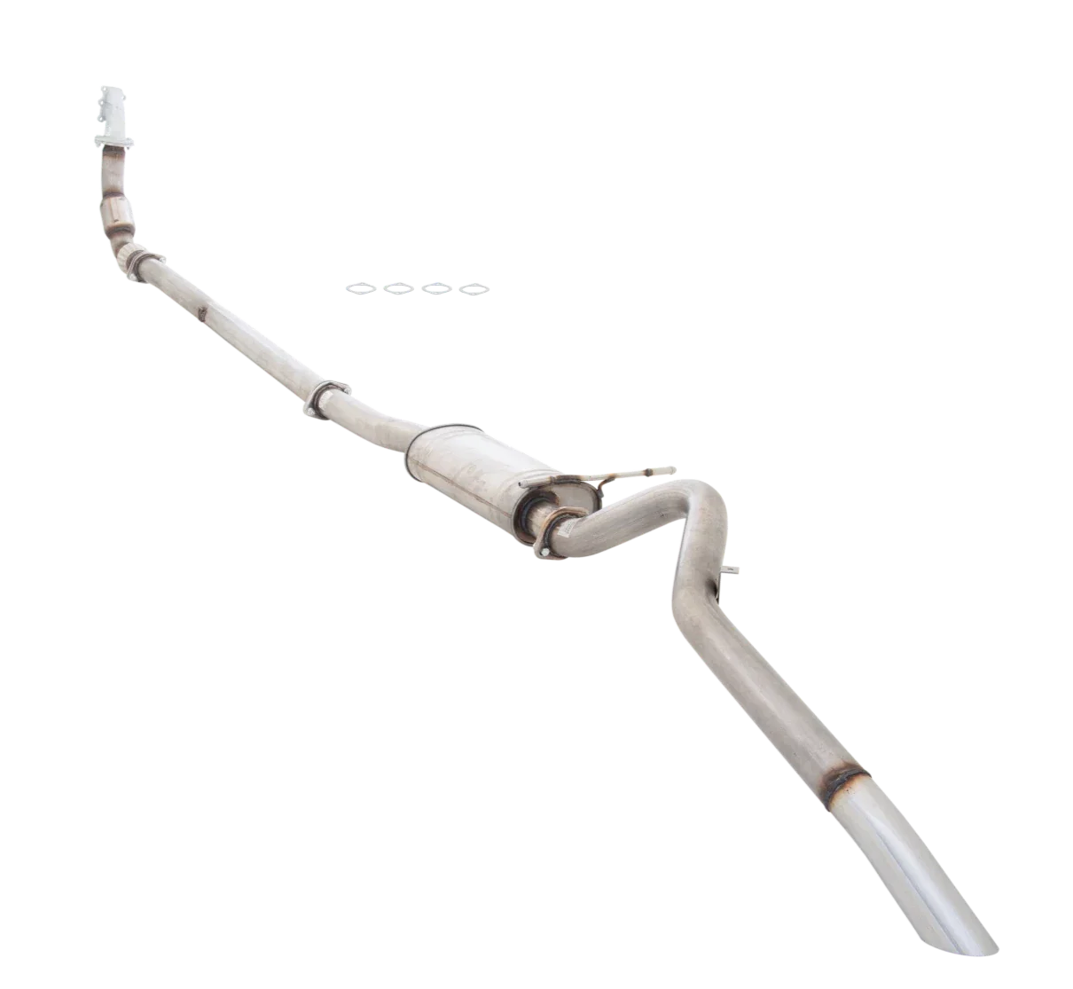 XForce - NISSAN NAVARA D22 3.0L TURBO DIESEL (1997-2009), 3″ Stainless Steel Turbo Back System with Metallic Cat Converter - Image 3