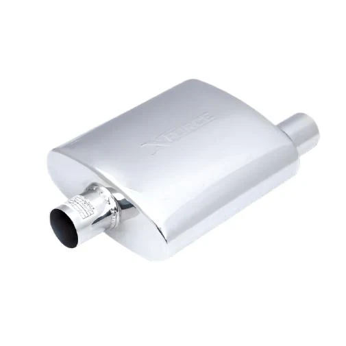 XForce | 2.25" Offset-Centre Performance Muffler | 4"x10"x12" 304 Stainless Steel | VX05-1257