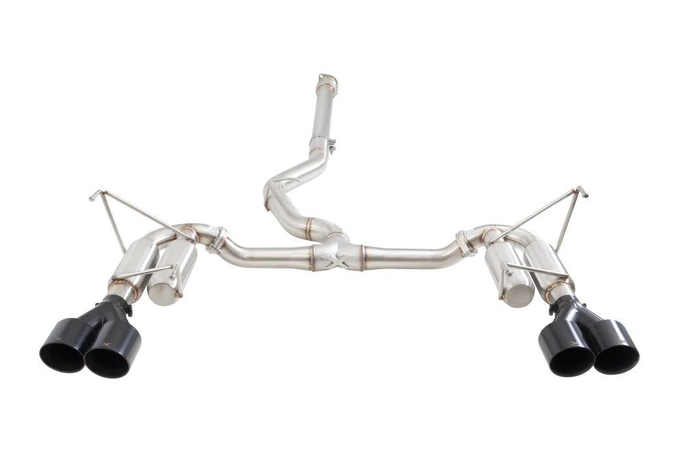 XForce | Race Series Cat Back Black Tips | Subaru WRX VB Sedan 2022–2026 | ESSW29RBKCS - Image 2