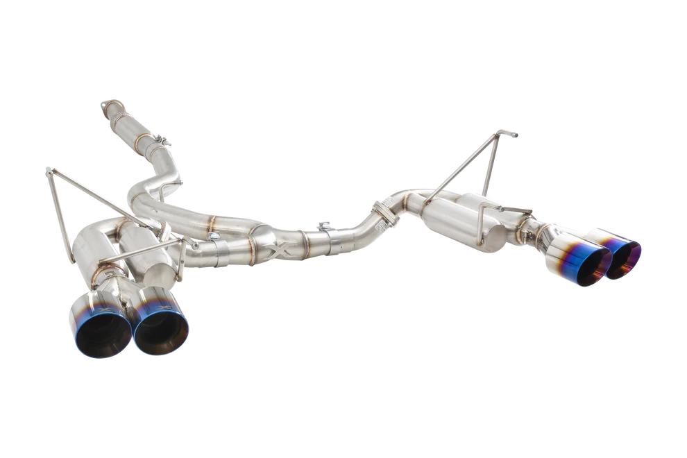 XForce | Race Series Cat Back Burnt Blue Tips | Subaru WRX & STI G3 VA Sedan 2011–2021 | ESSW28BUCS