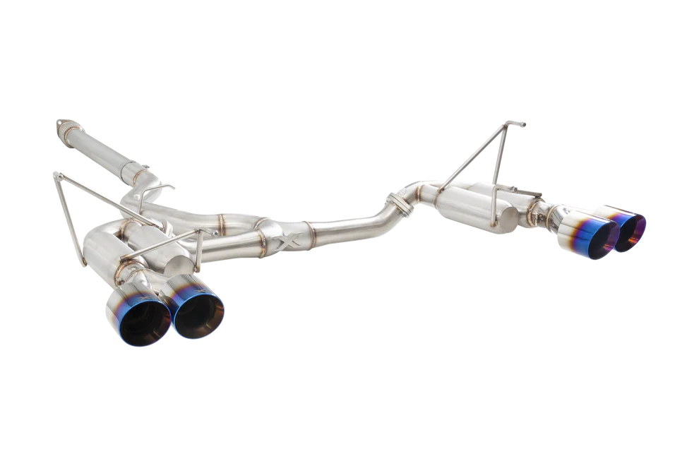 XForce | Race Series Cat Back Burnt Blue Tips | Subaru WRX VB Sedan 2022–2026 | ESSW29RBUCS