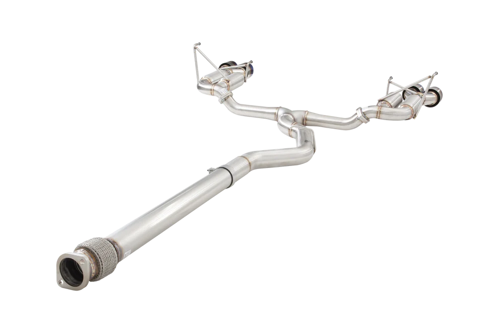 XForce | Race Series Cat Back Burnt Blue Tips | Subaru WRX VB Sedan 2022–2026 | ESSW29RBUCS - Image 2