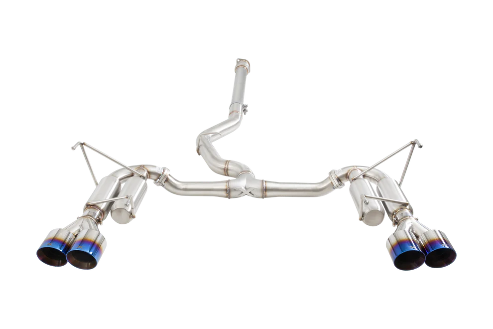 XForce | Race Series Cat Back Burnt Blue Tips | Subaru WRX VB Sedan 2022–2026 | ESSW29RBUCS - Image 3