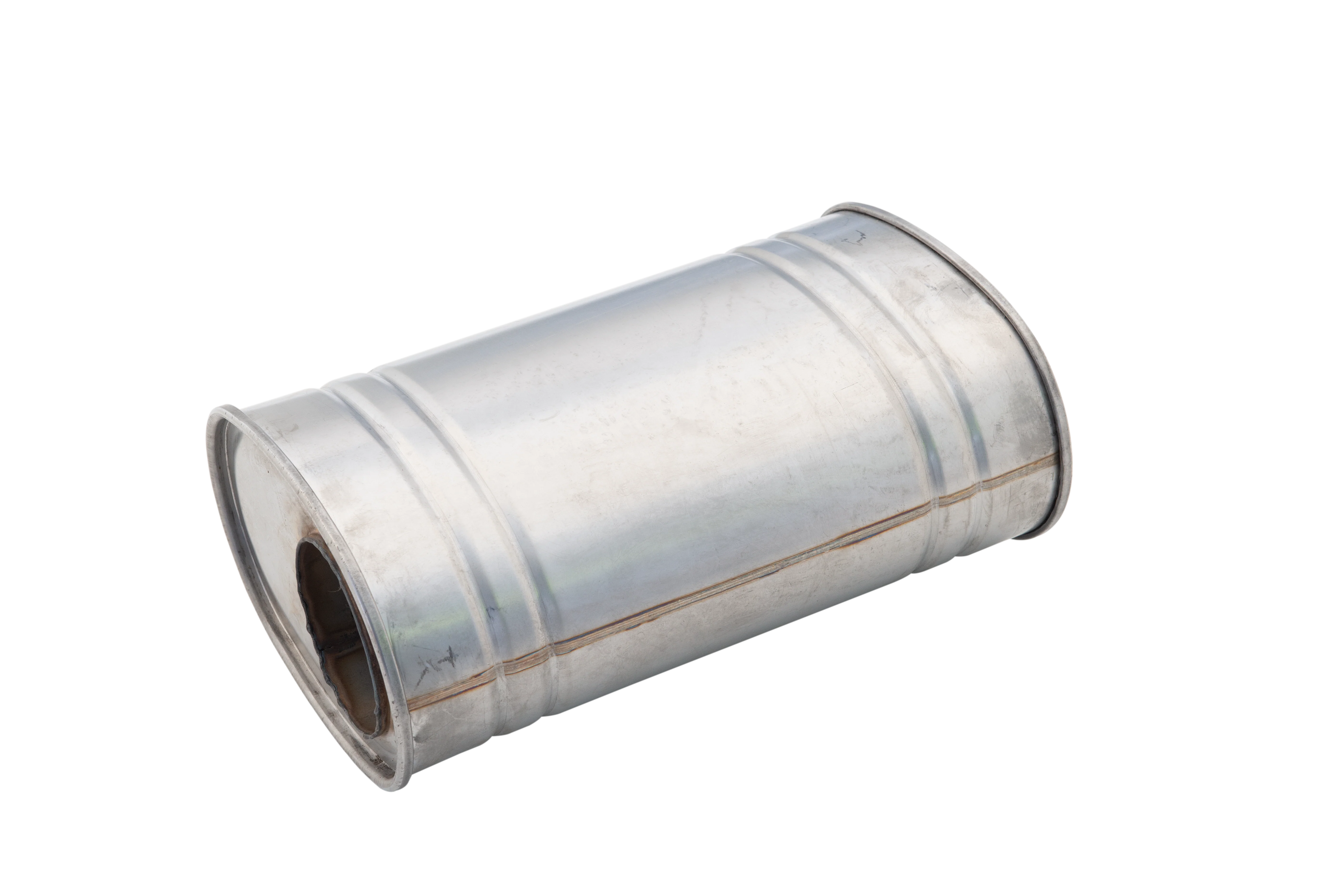 XForce | Raw 409 Stainless Steel Resonator | 2.5" Offset-Centre | 5"x8"x14" | MMU03-1463(409)
