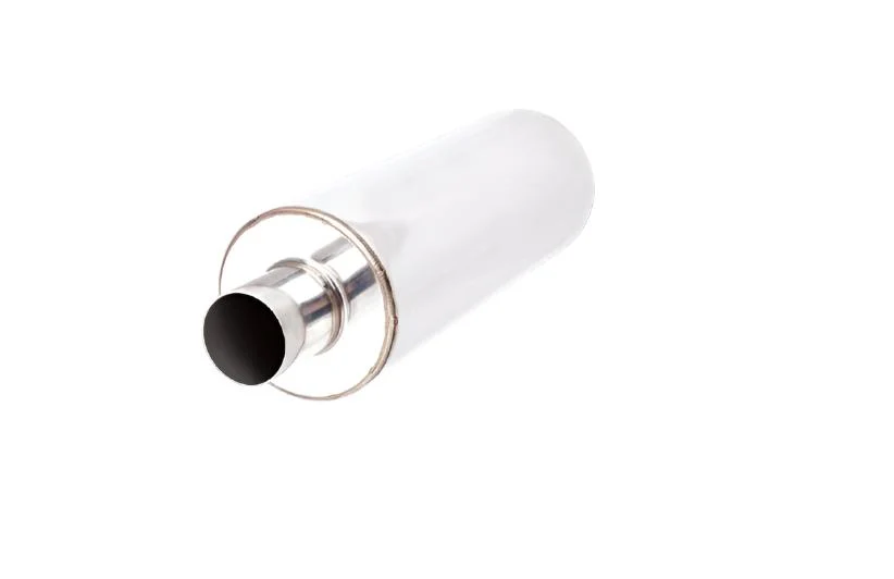 XForce | 2.5" Center Universal 6" Round Muffler | Stainless Steel 18" Body | RS6-1863