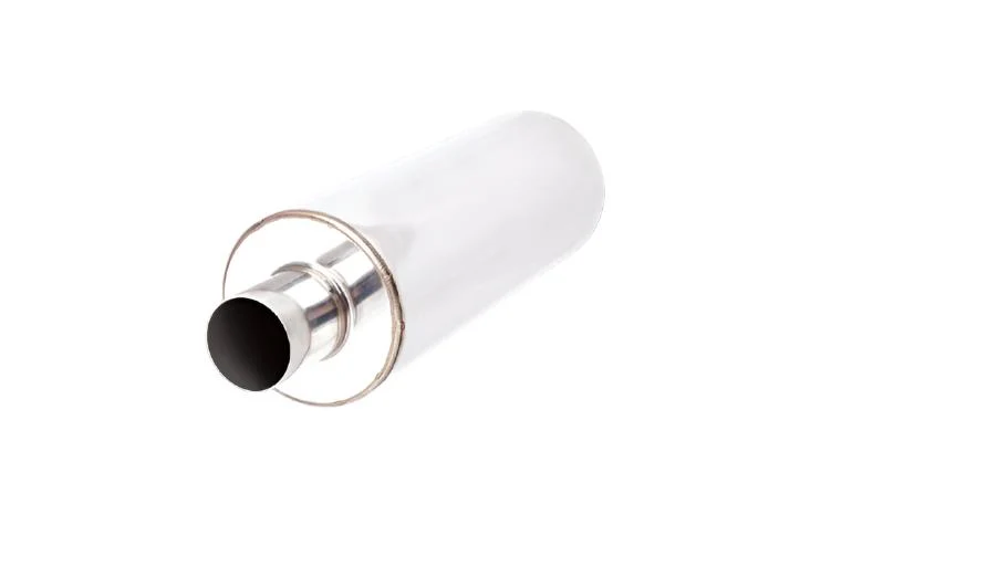 XForce | 3.5" Center Universal 6" Round Muffler | Stainless Steel 14" Body | RS6-1489