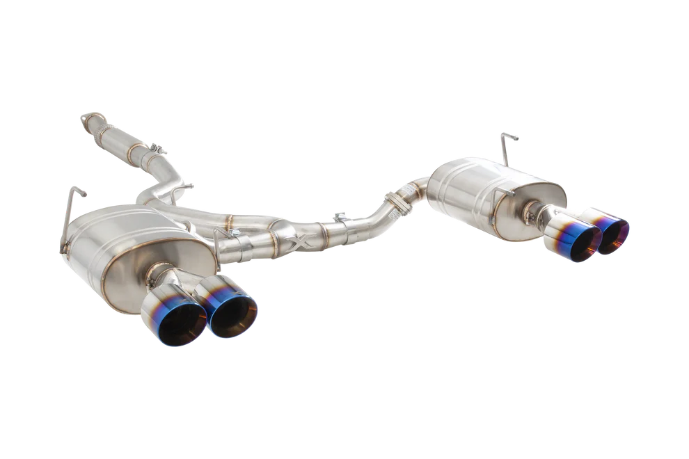 XForce | Street Performance Cat Back Burnt Blue Tips | Subaru WRX & STI G3 VA Sedan 2011–2021 | ESSW27BUCS