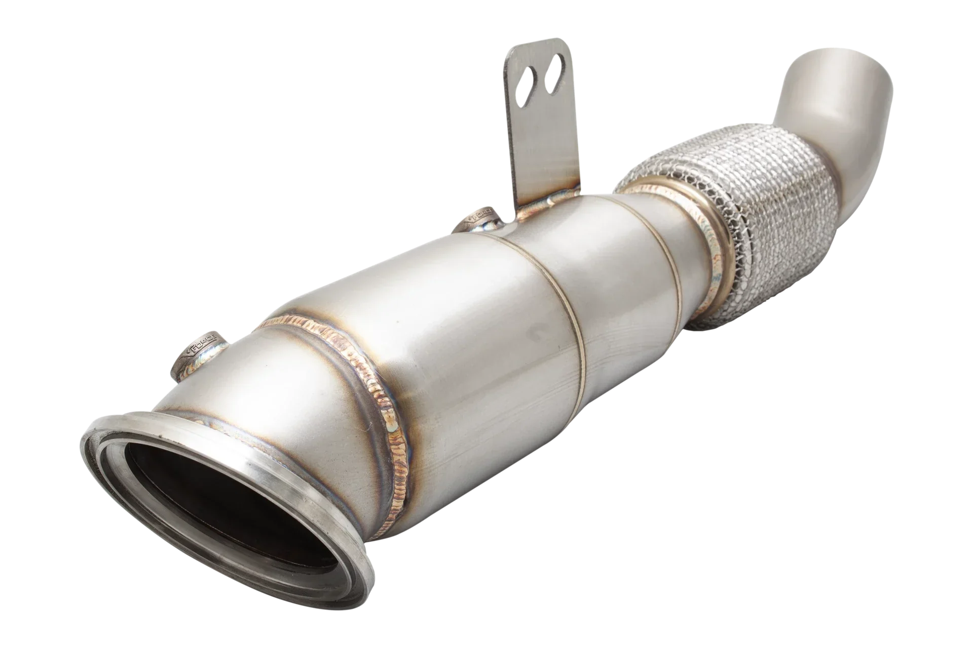 XForce | 4" to 3 3/8" Catted Down Pipe | Toyota Supra GR & BMW B58 2016–2025 | E2B58KITB - Image 2