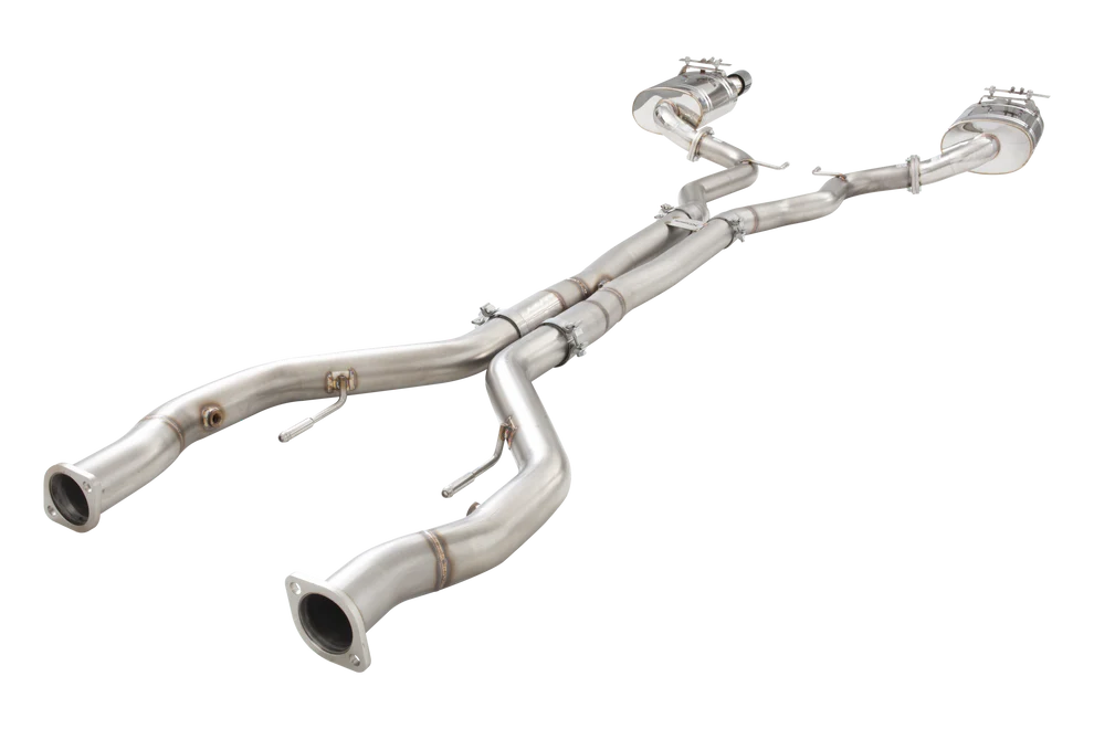 Xforce | Twin 3" Straight Pipe Cat Back | Holden Commodore VE VF V8 Sedan 2006–2017 | ESVF74SEDCS - Image 4