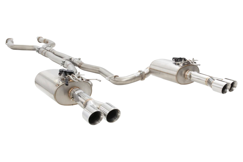 XForce | Twin 3" Varex Cat Back Straight Pipe Centre | Holden VE VF V8 Ute 2007–2017 | ESVF74UTEVKCS