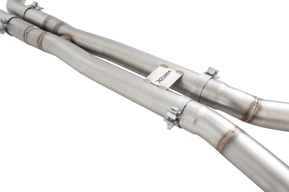 XForce | Twin 3" Varex Cat Back Straight Pipe Centre | Holden VE VF V8 Ute 2007–2017 | ESVF74UTEVKCS - Image 2