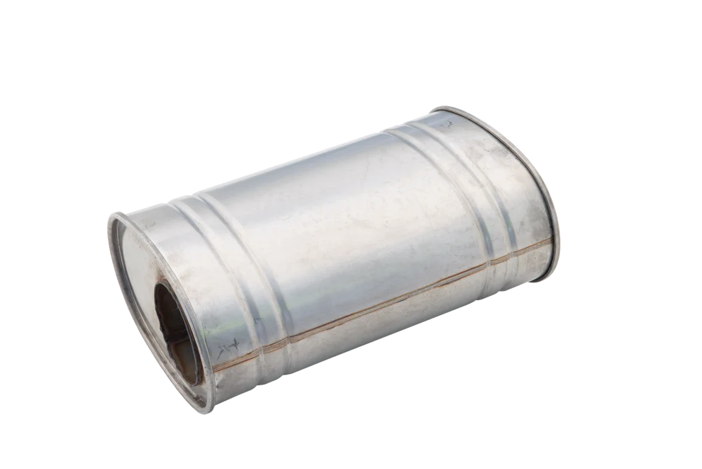 XForce | 3" Centre-Offset Performance Resonator | 6"x10"x16" Raw 409 Stainless Steel | VX20-1676(409)