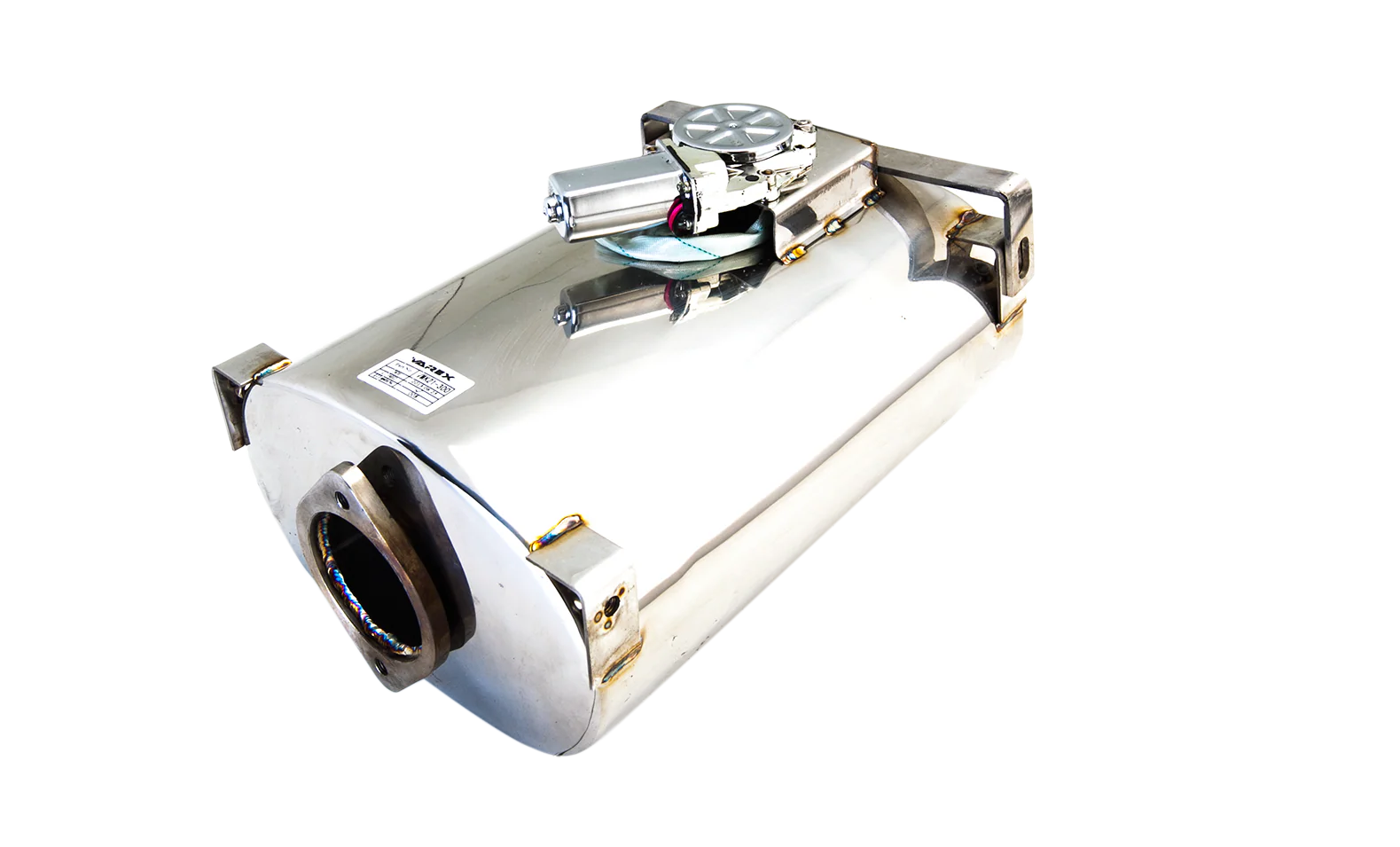 XForce | 3" Varex Universal Valved Oval Muffler | Side Bracket Mounts | 304 Stainless | VMK21-300 - Image 2