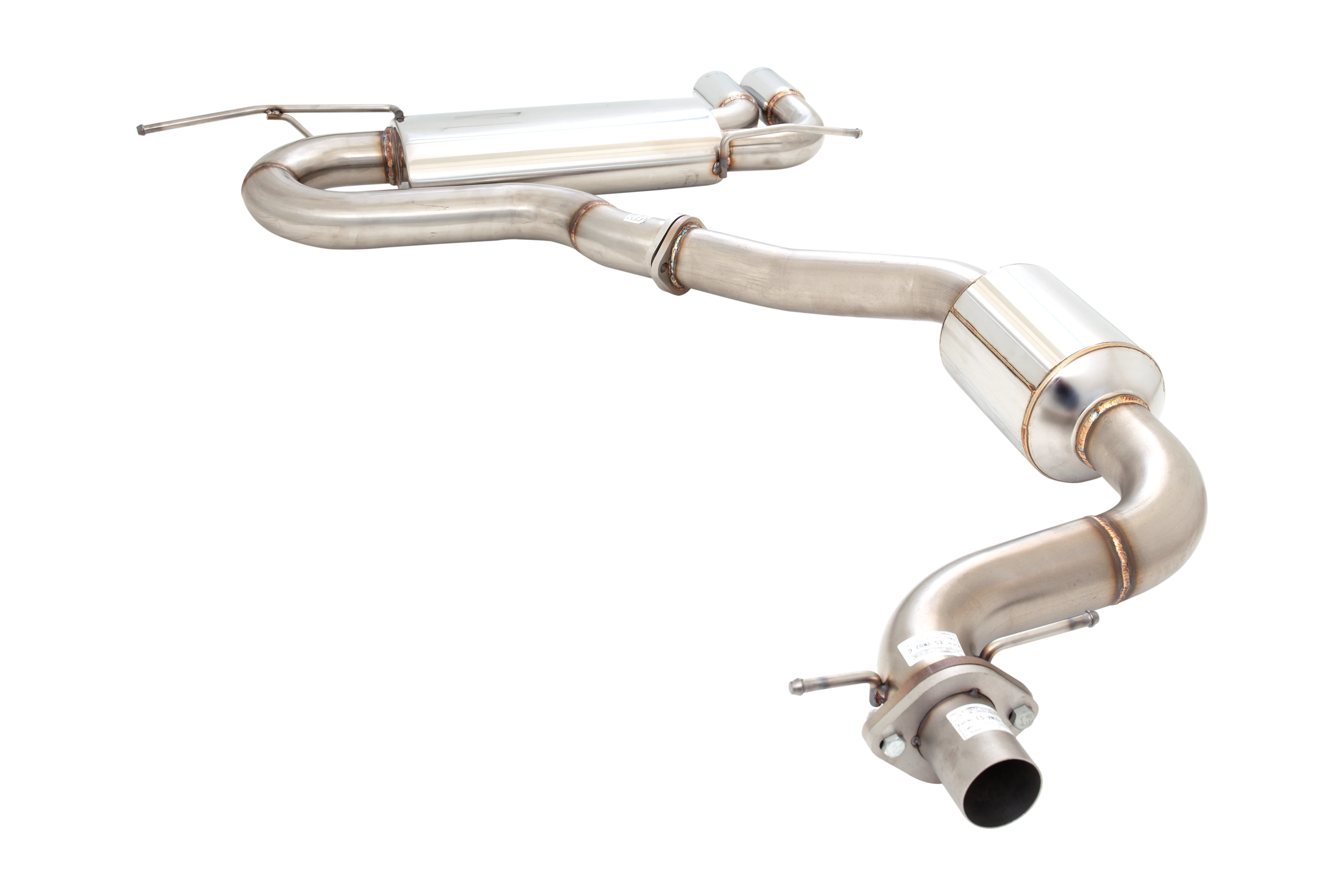 XForce | Single 3" Stainless Cat Back Exhaust | VW Golf MK5 GTI 2005–2009 | ES-VW02-CBS