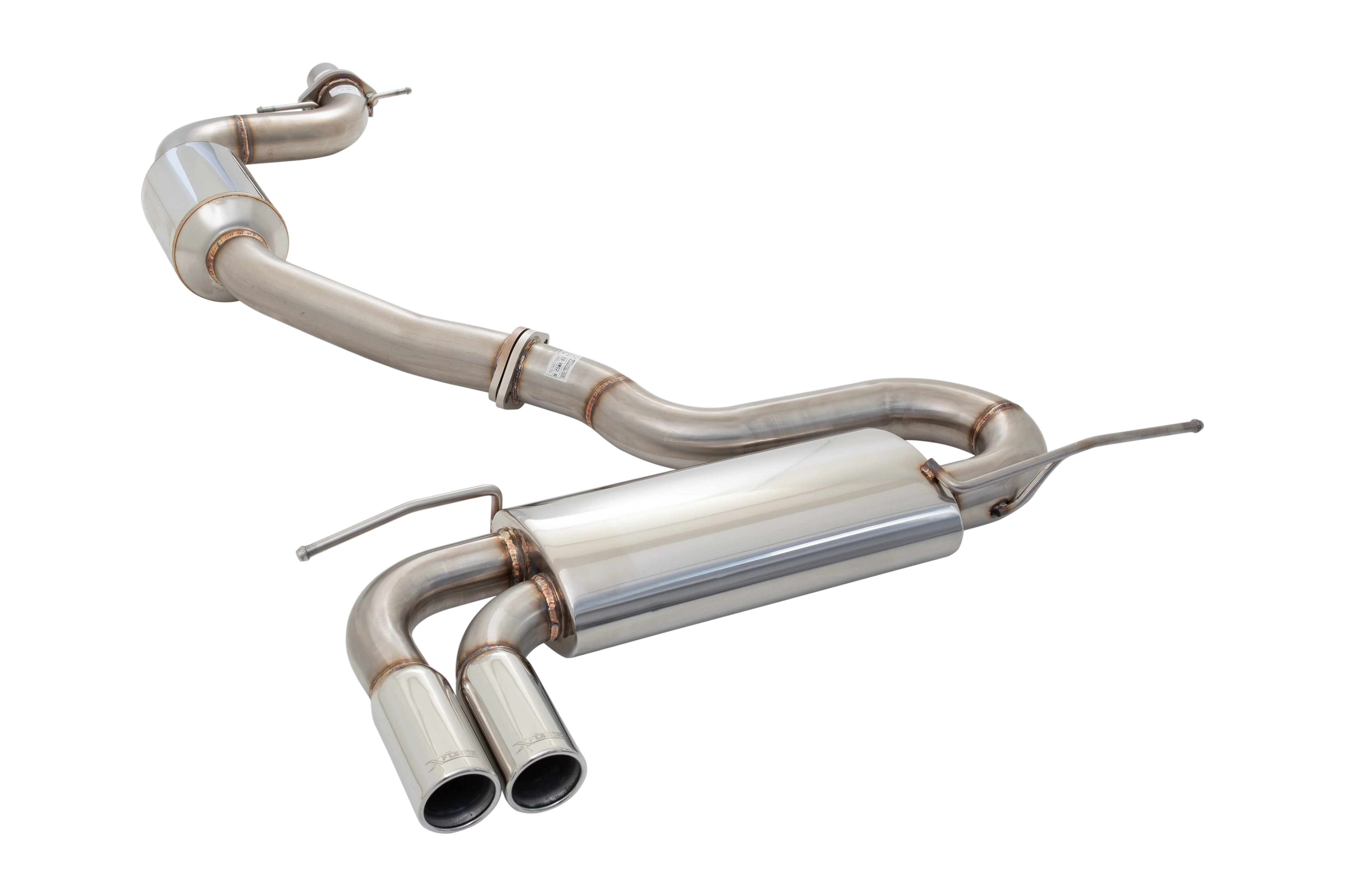 XForce | Single 3" Stainless Cat Back Exhaust | VW Golf MK5 GTI 2005–2009 | ES-VW02-CBS - Image 3