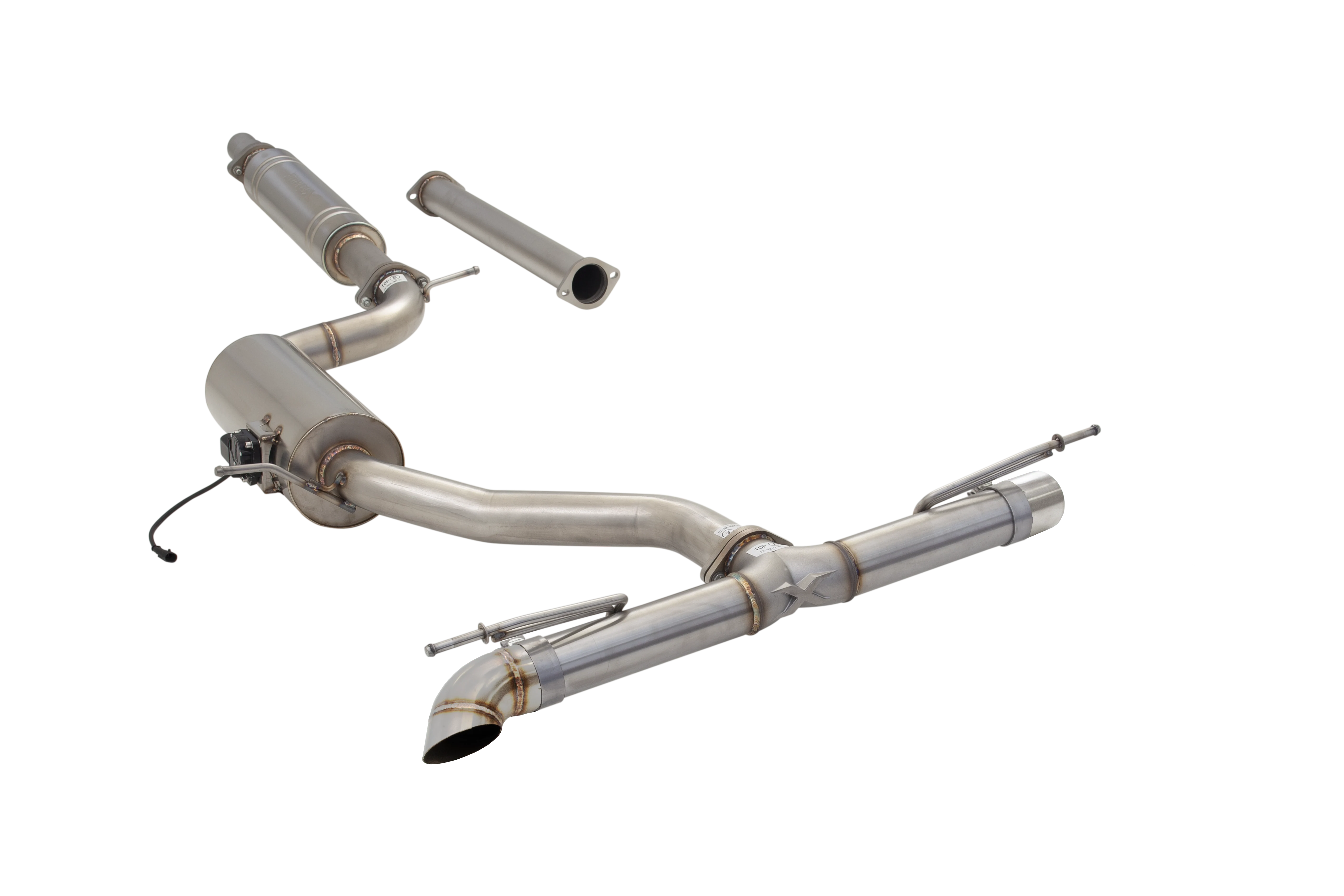 XForce | 3" Varex Valved Cat-Back Exhaust | VW Golf TSI MK7 MK7.5 MK8 2013+ | ESVW01VKCS