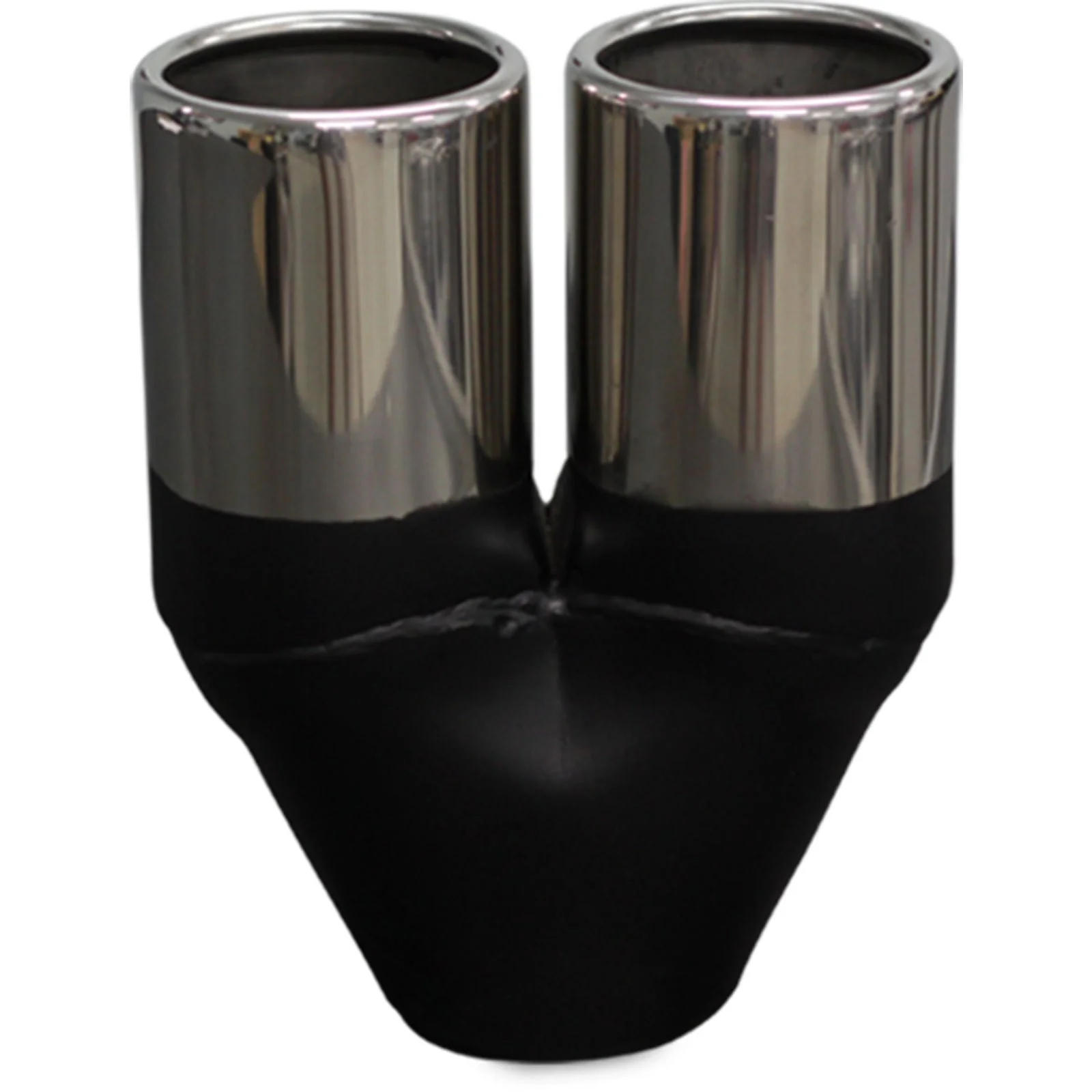 Y Piece Exhaust Tip - 2 1/4" Inch (In) 2 1/2" Inch (Out)