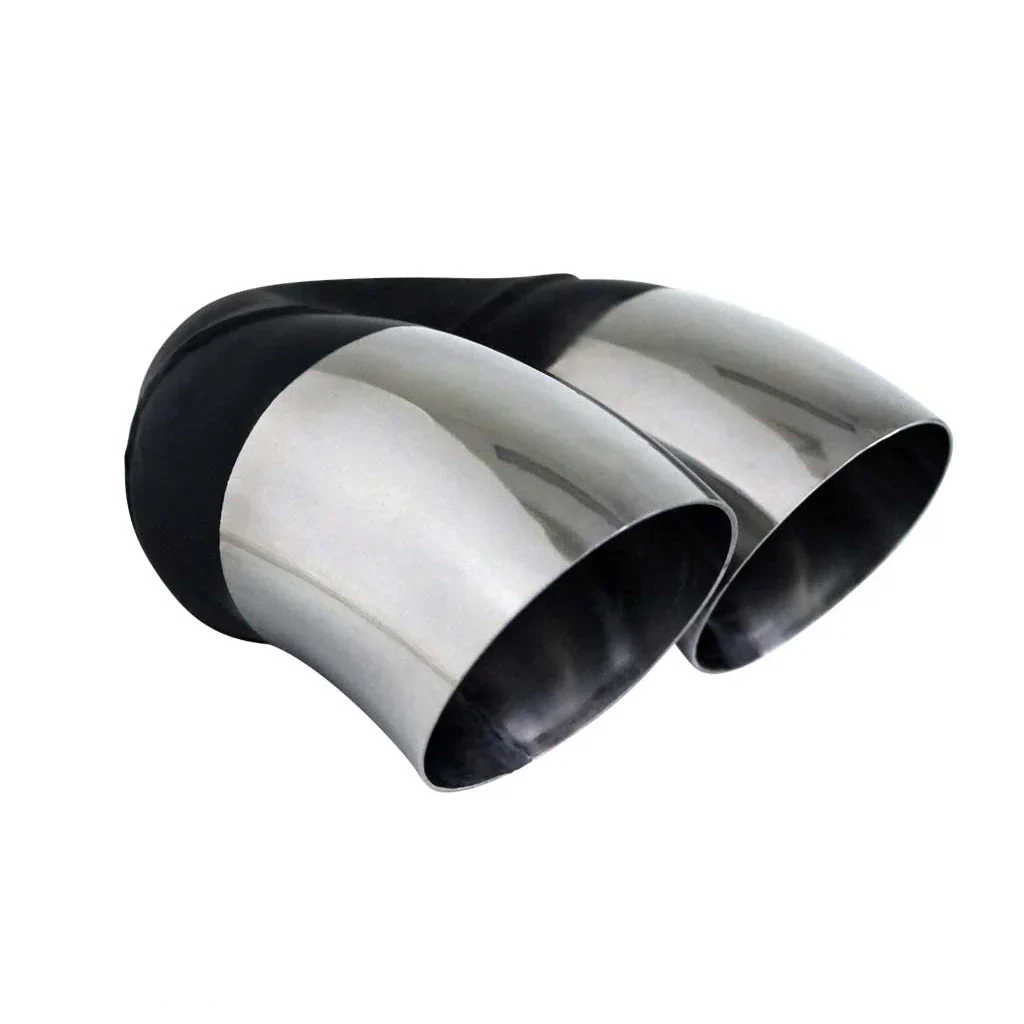 Y Piece Exhaust Tip - 2" Inch - 3" Inch (Expandable) 3" Inch (Out)